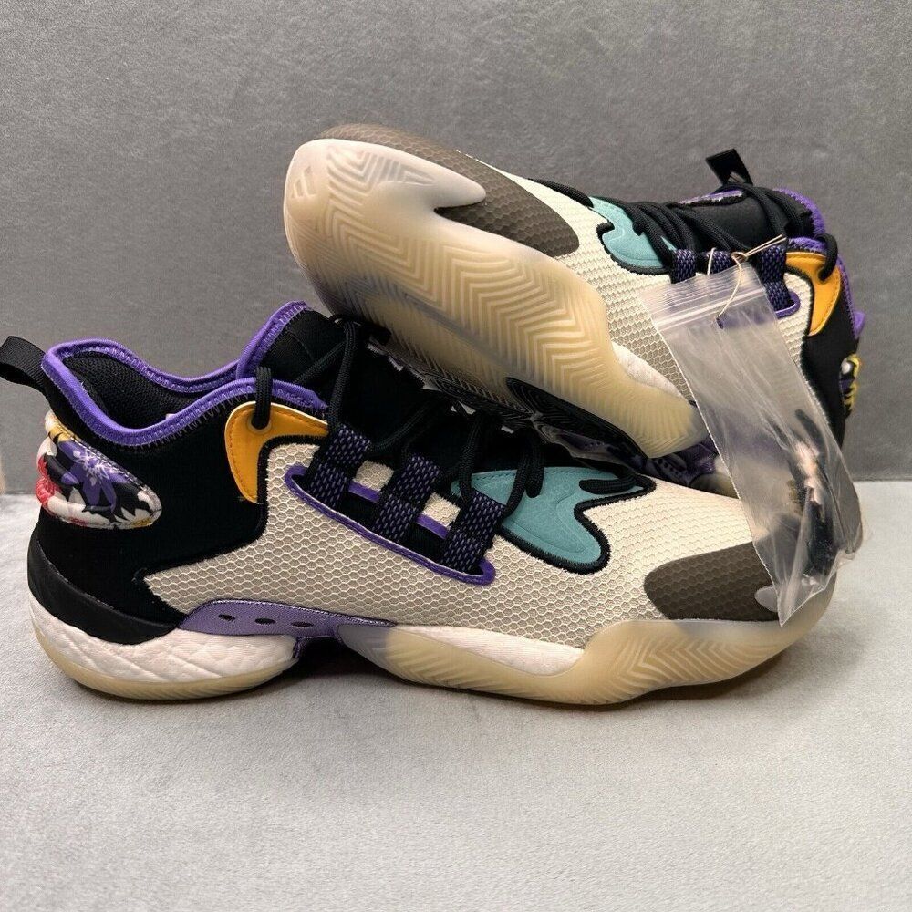 adidas SM BYW Select Mens Size 12 Basketball Shoes BHM Black History Month NEW - Picture 5 of 9